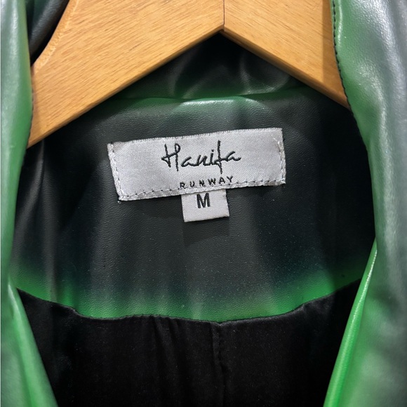 HANIFA Zahra Faux Leather Coat - Picture 4 of 6